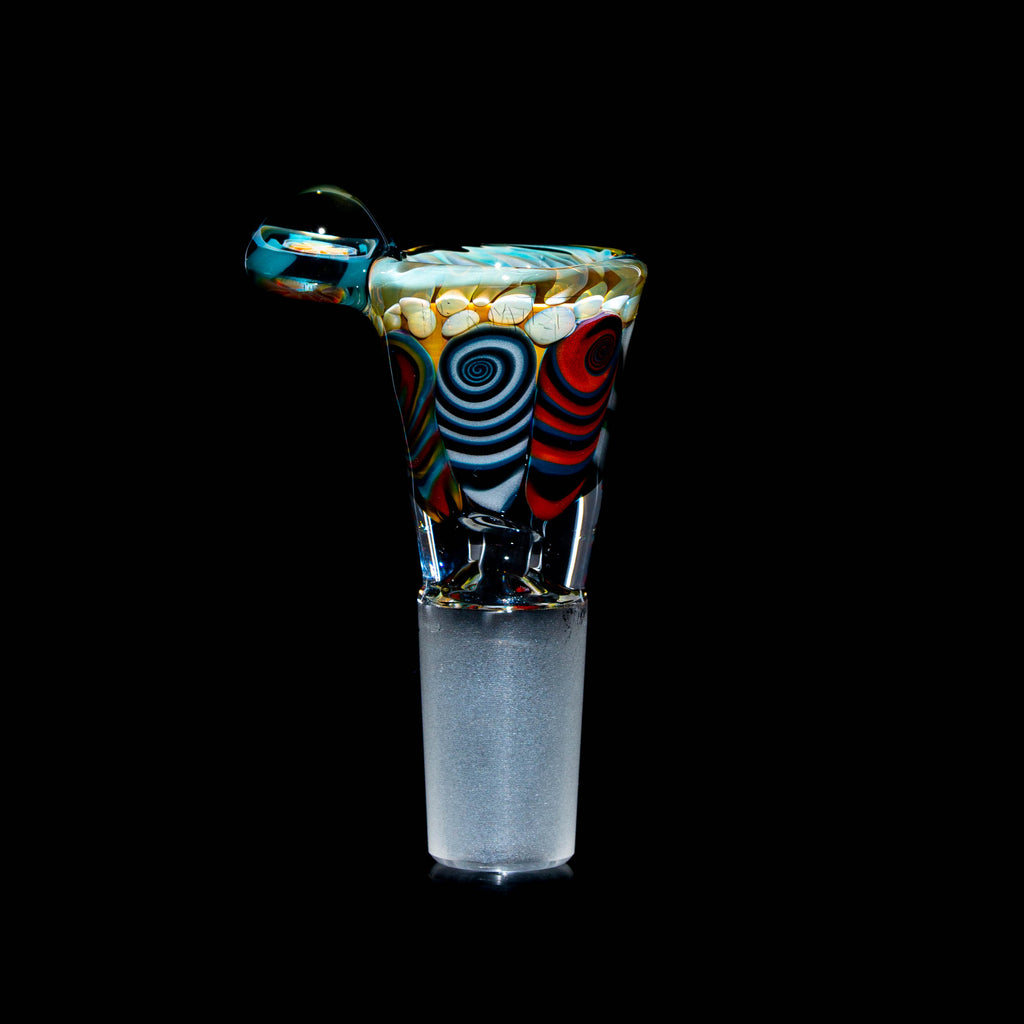 Hermit Glass - Huella digital y portaobjetos de humo de 14 mm 3