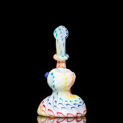 Hot Mess Glass - Light Rainbow Bubbler