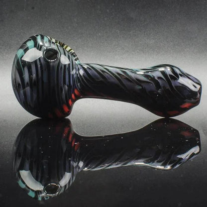 Hot Mess Glass - Dark Rainbow Spoon