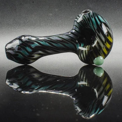 Hot Mess Glass - Dark Rainbow Spoon