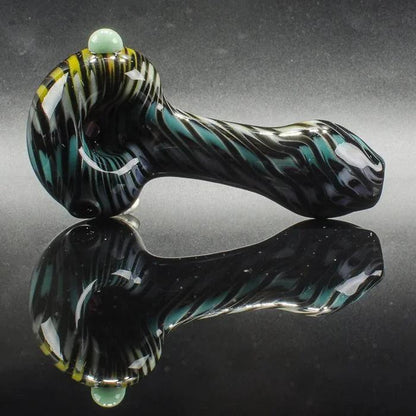 Hot Mess Glass - Dark Rainbow Spoon