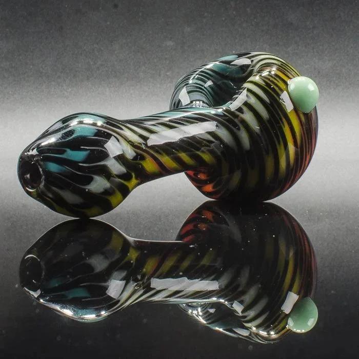 Hot Mess Glass - Dark Rainbow Spoon