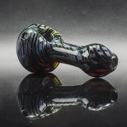 Hot Mess Glass - Dark Rainbow Spoon