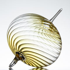 2021 Ornament Drop: Jason Howard - Silver Fumed Scalloped Ornament