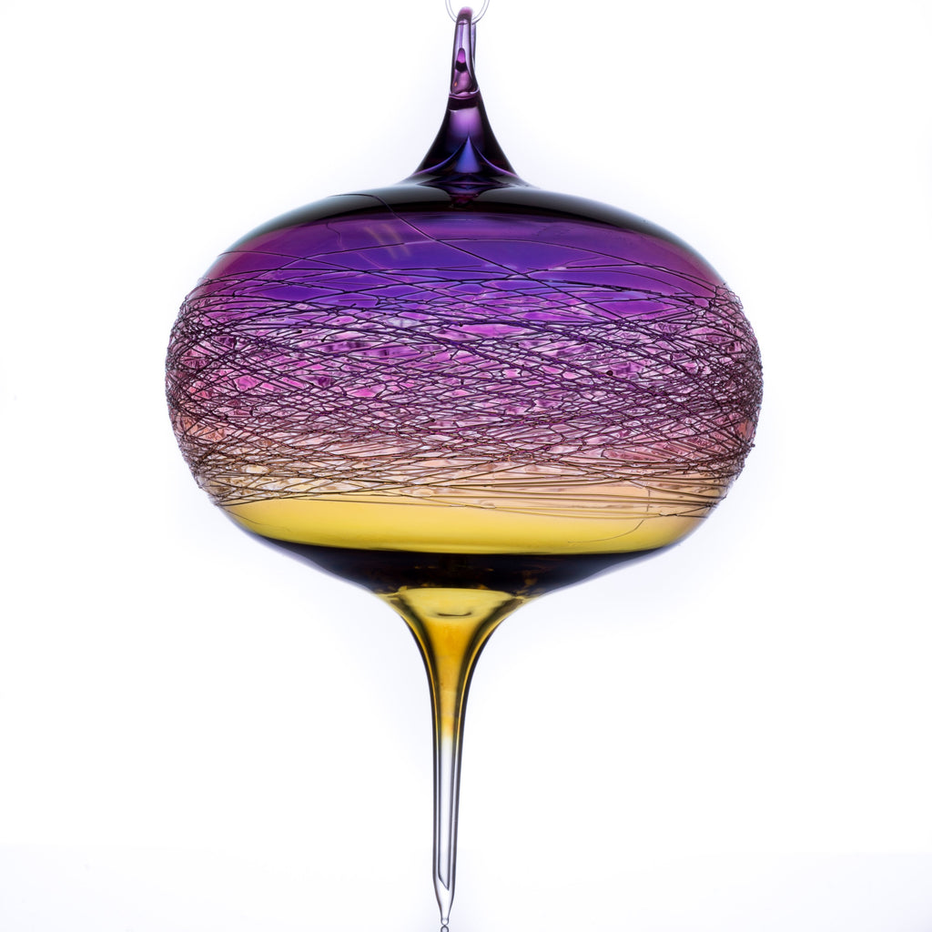 2021 Ornament Drop: Jason Howard - Gold Fumed Stringer Laced Ornament