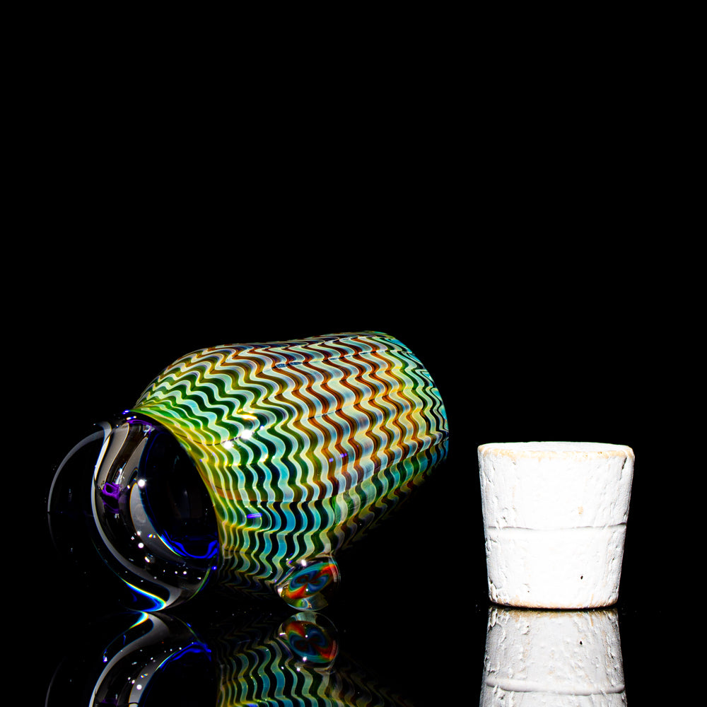 Justin Galante - Cobalt & Fume w/ Rainbow Milli Traveler Nuggifier Jar