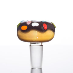 KGB Glass - Chocolate Frosted Spinkles 14mm Donut Slide