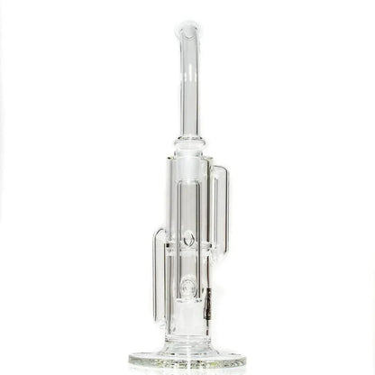 Licit Glass - 38 Special Flower Recycler Bent Neck