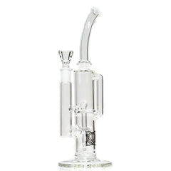 Licit  Glass - 38 Special Flower Recycler Bent Neck