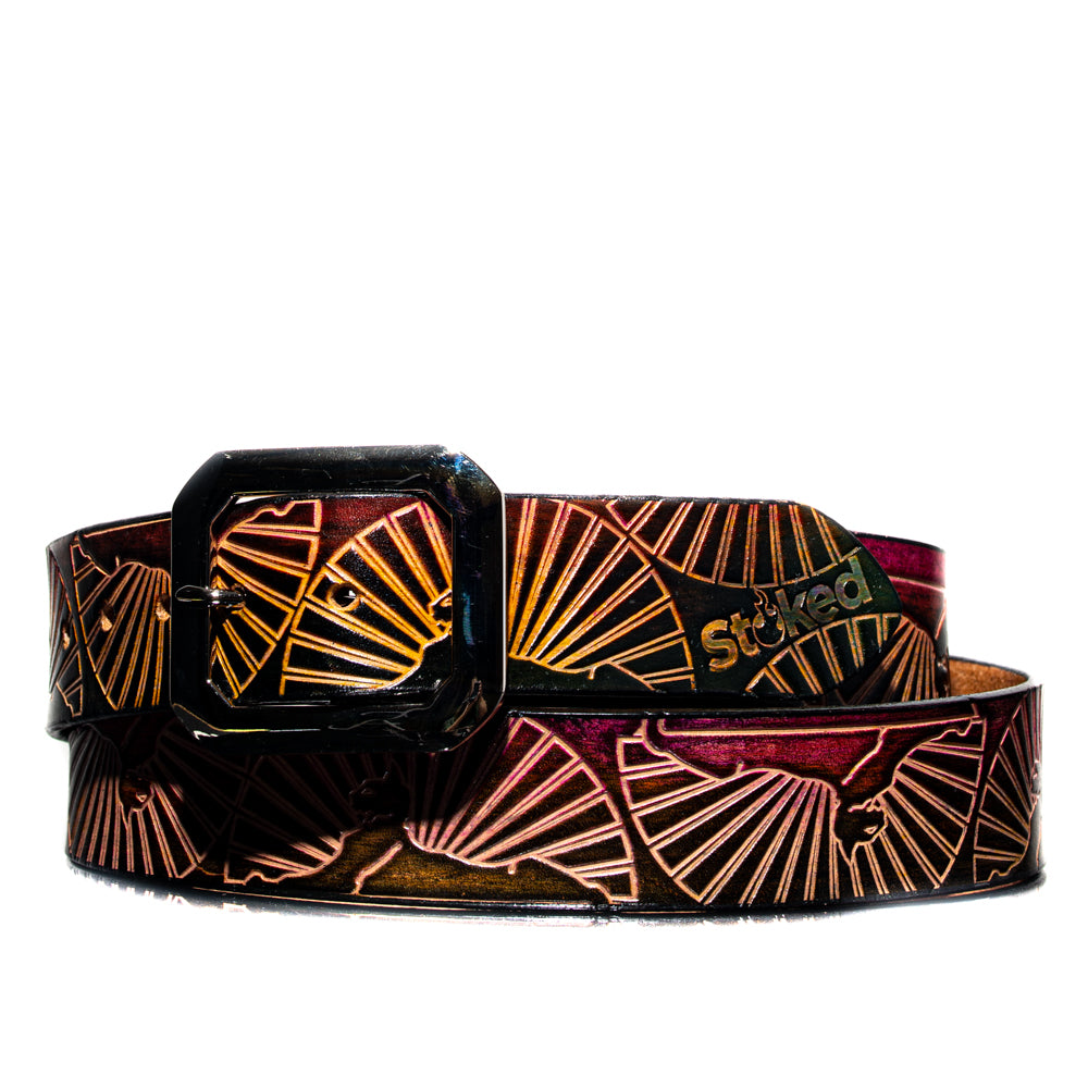 Lost Sailor Leather - Red Cats Belt 40/42
