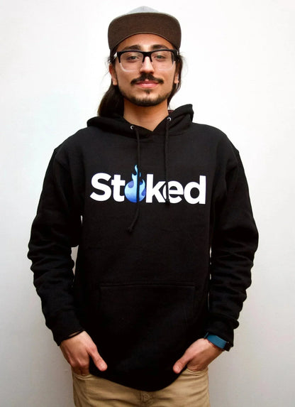 Stoked Provisions - Black Heavy Hoodie