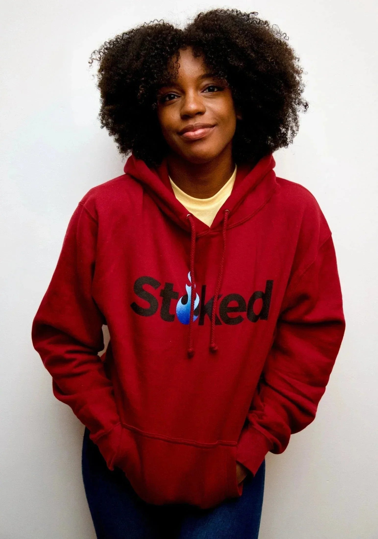 Stoked Provisions - Cardinal Heavy Hoodie