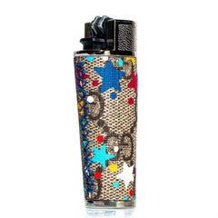 Made By Nola - Funda para encendedor Clipper con estampado de estrellas Gucci 2