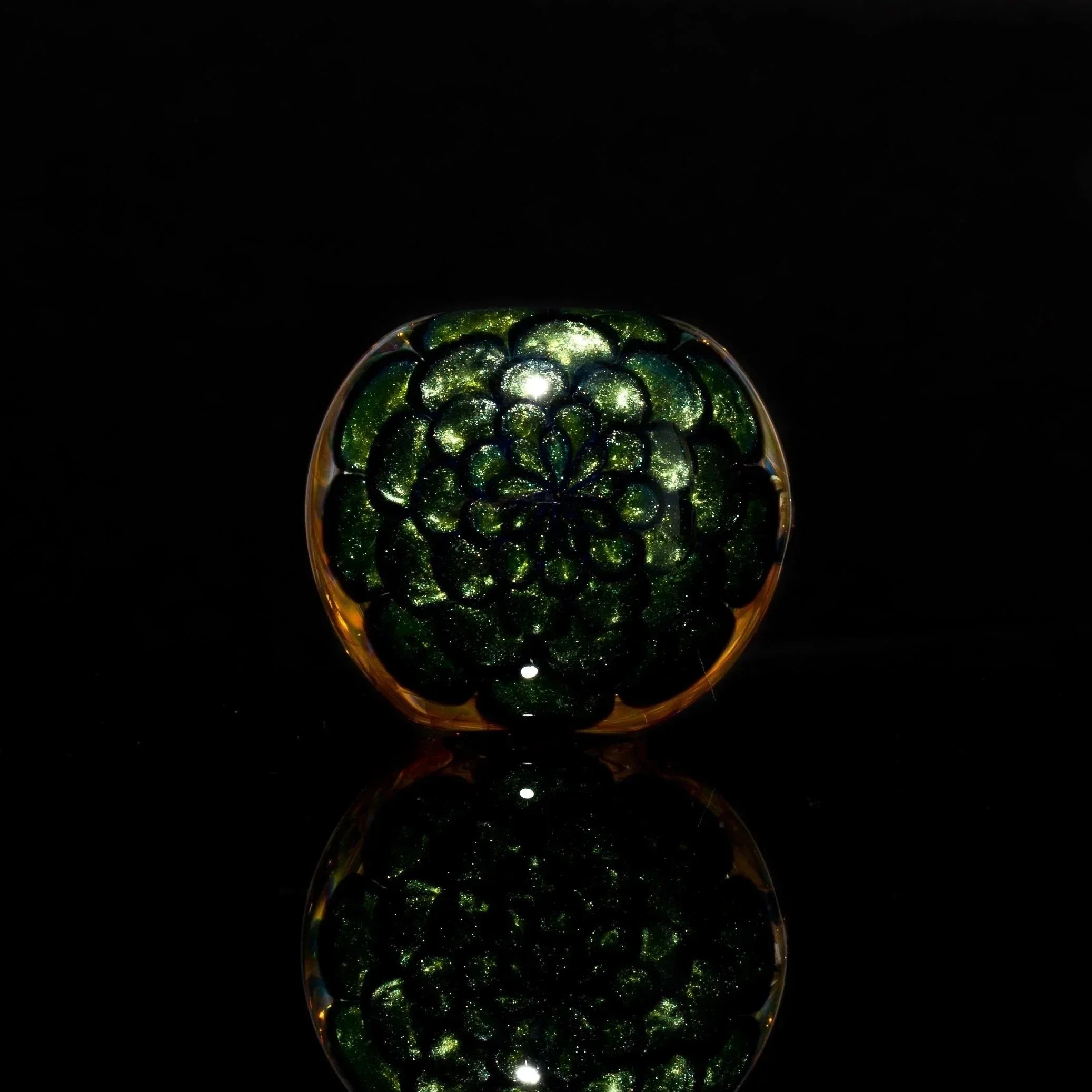 Matt 2000 Fumed Inside Out Dotstack Spoon Olive