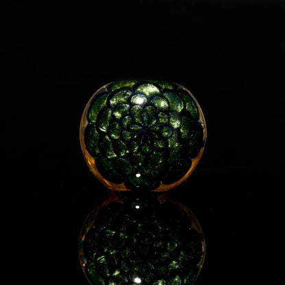 Matt 2000 Fumed Inside Out Dotstack Spoon Olive