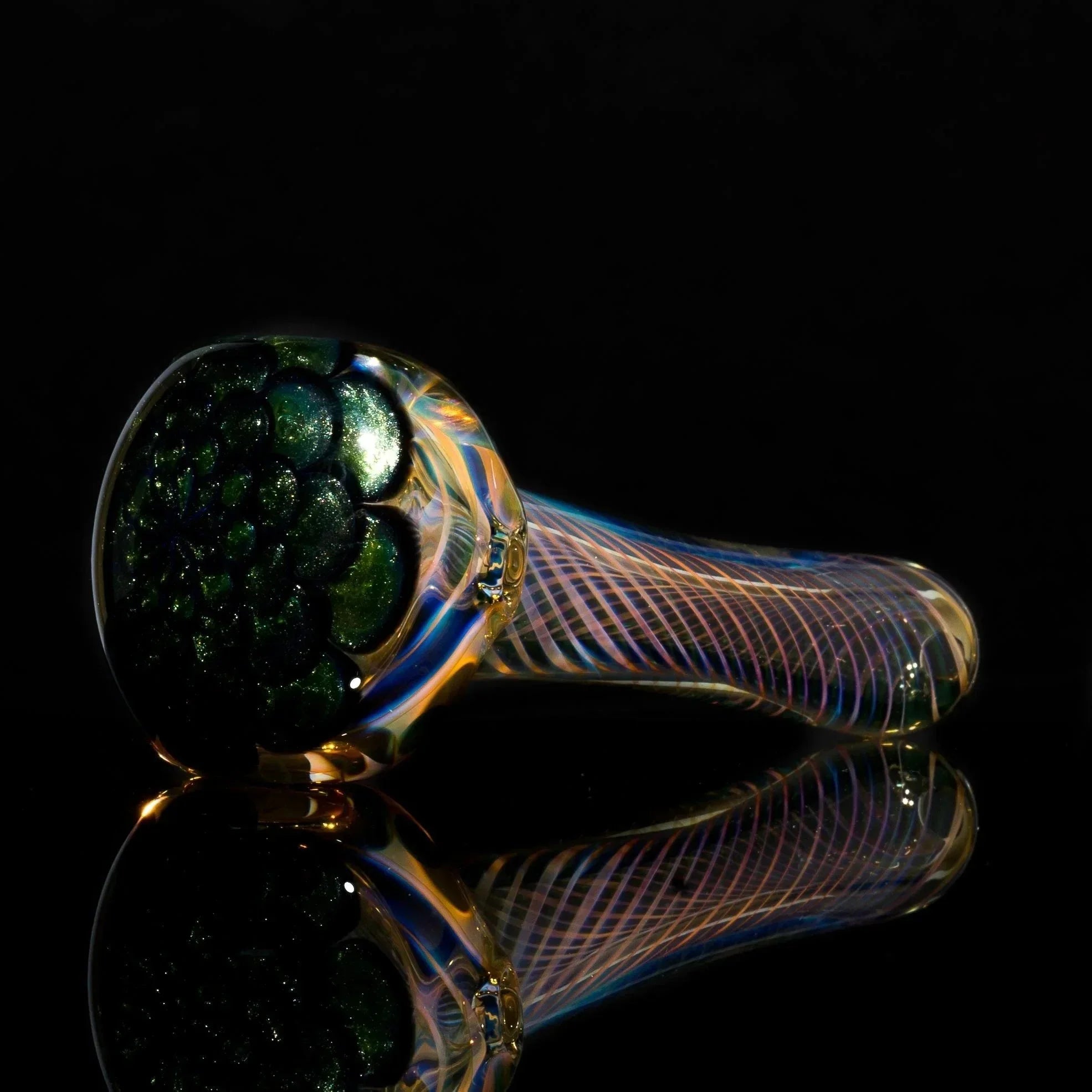 Matt 2000 Fumed Inside Out Dotstack Spoon Olive
