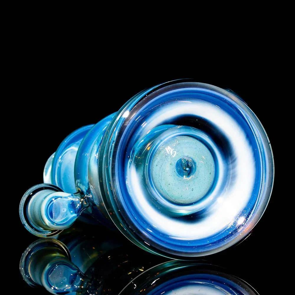 Miner Glass - Blue Stardust & Ghost Fab Egg Rig 10mm