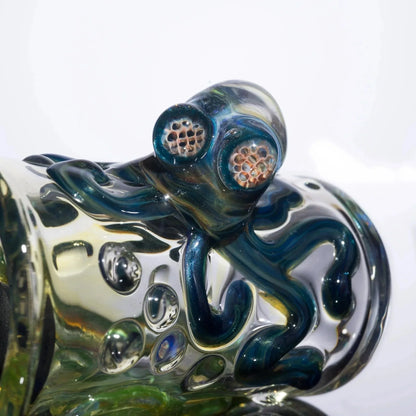 "Shoot the Sh*t" Mystic Glass Octopus Scene Shot Glass 5
