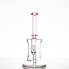Nev Glass - Fondo de campana rosa transparente