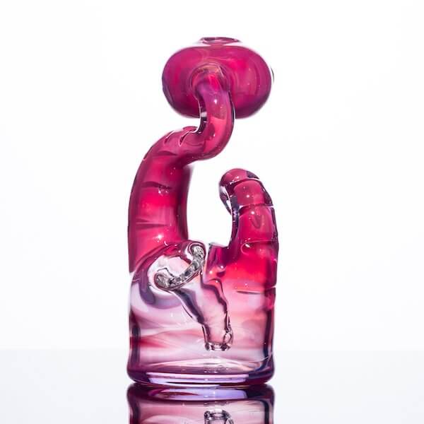 back product shot of glass nano snake by Niko Cray in phoenix 