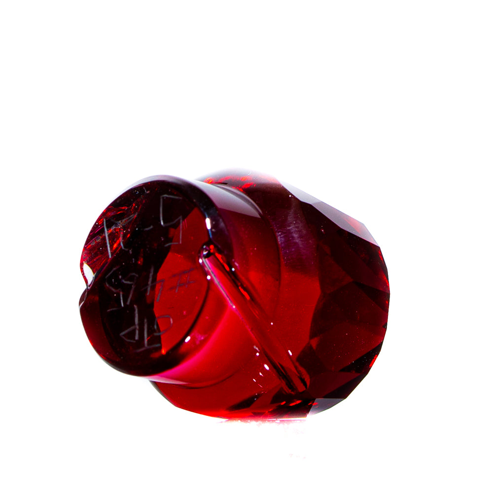 One Trick Pony - Faceted Gold Ruby Marble Spinner Cap