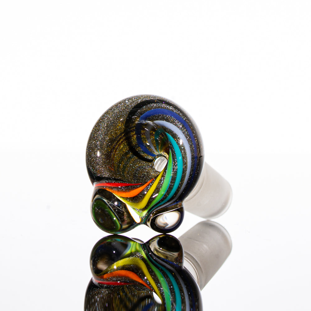 Reedo Glass - Diapositiva arcoíris de lana de acero de 14 mm