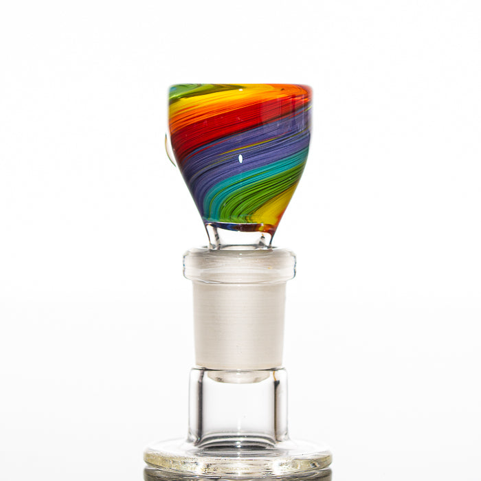 Reedo Glass - Rainbow 14mm Slide