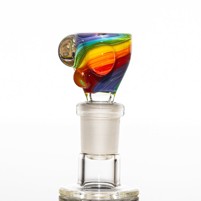 Reedo Glass - Rainbow 14mm Slide