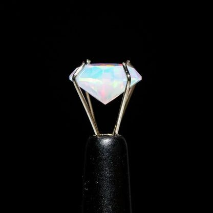 Ruby Pearl Co - 8mm Diamond Cut Opal