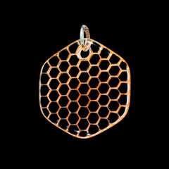 Ryan Teurfs - Gold Hexagon Pendant