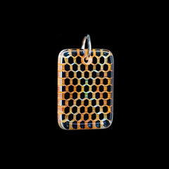 Ryan Teurfs - Silver X Rectangle Pendant