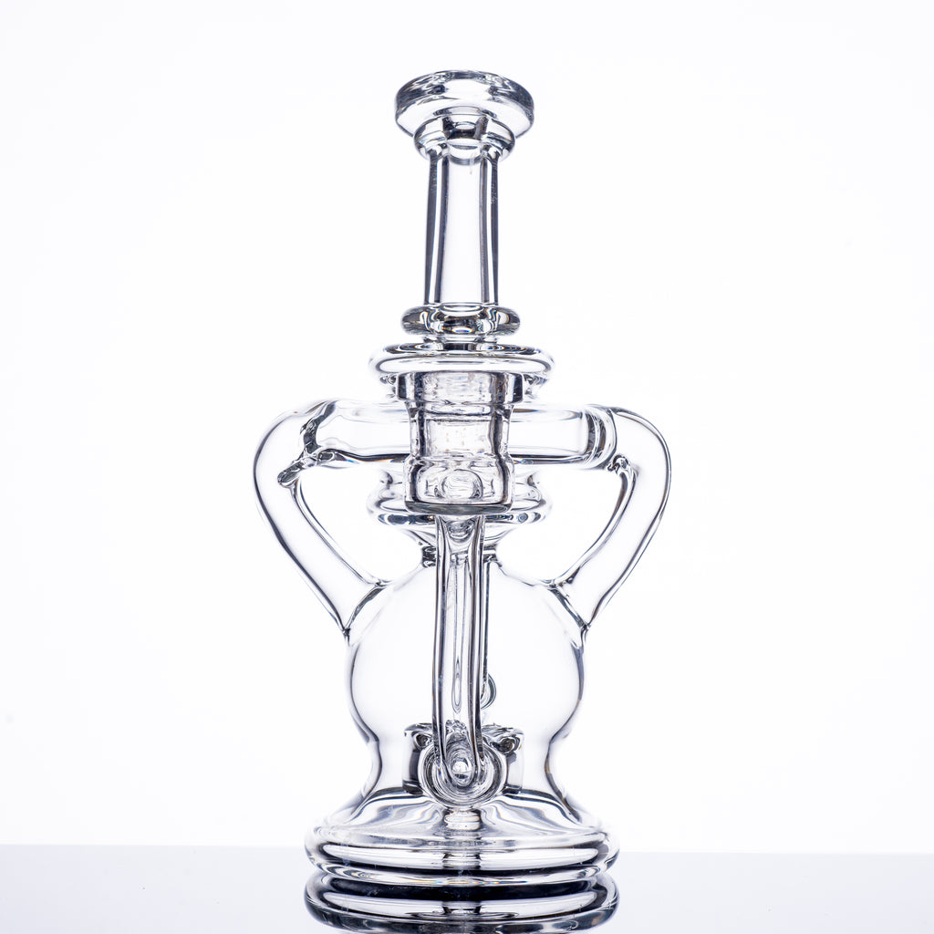 Front shot of Slate Glass Klein Recycler Double Uptake