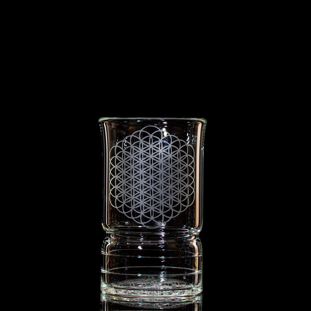 Slate Glass Small Cup - Clear