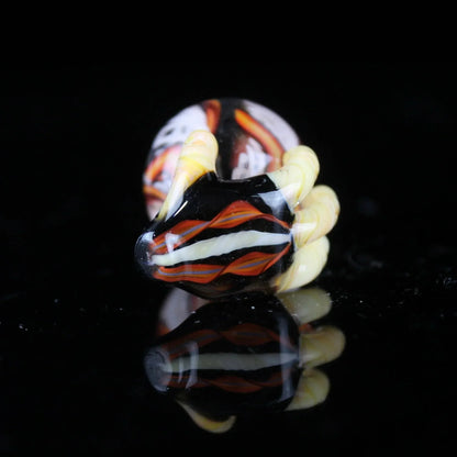 Goober Gabe - Fine Line Latticino Desert Fire Slurper Plug