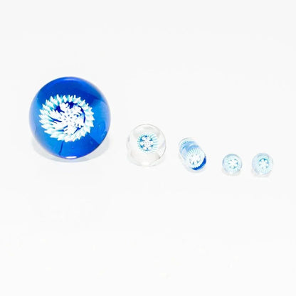 Steve H Glass - Snow Flake 5 pc Slurper Set