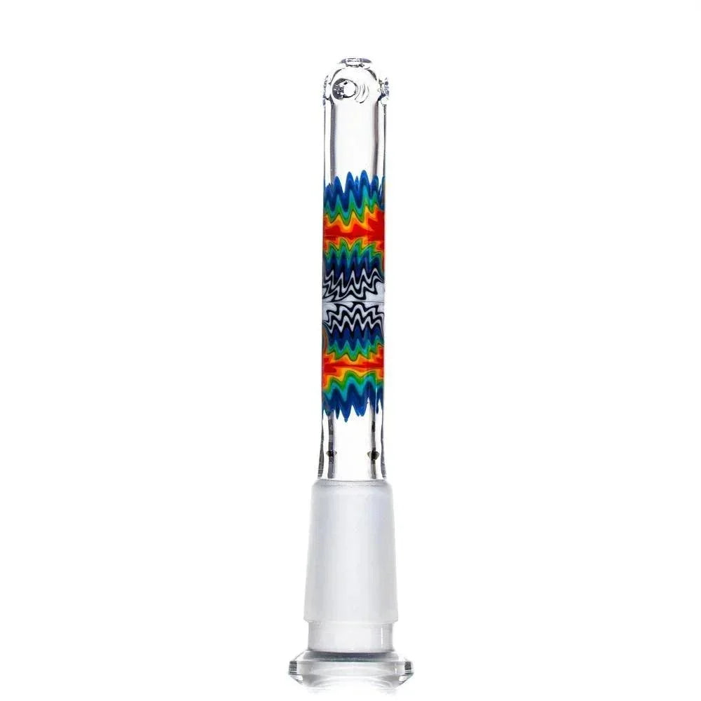 Stevie P - Black & White Rainbow Fade Linework Mini Beaker