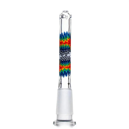 Stevie P - Black & White Rainbow Fade Linework Mini Beaker