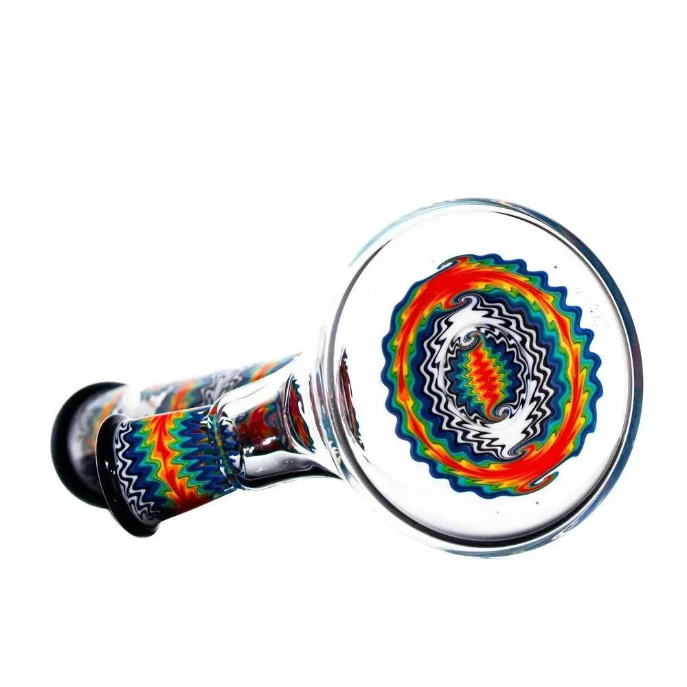 Stevie P - Black & White Rainbow Fade Linework Mini Beaker