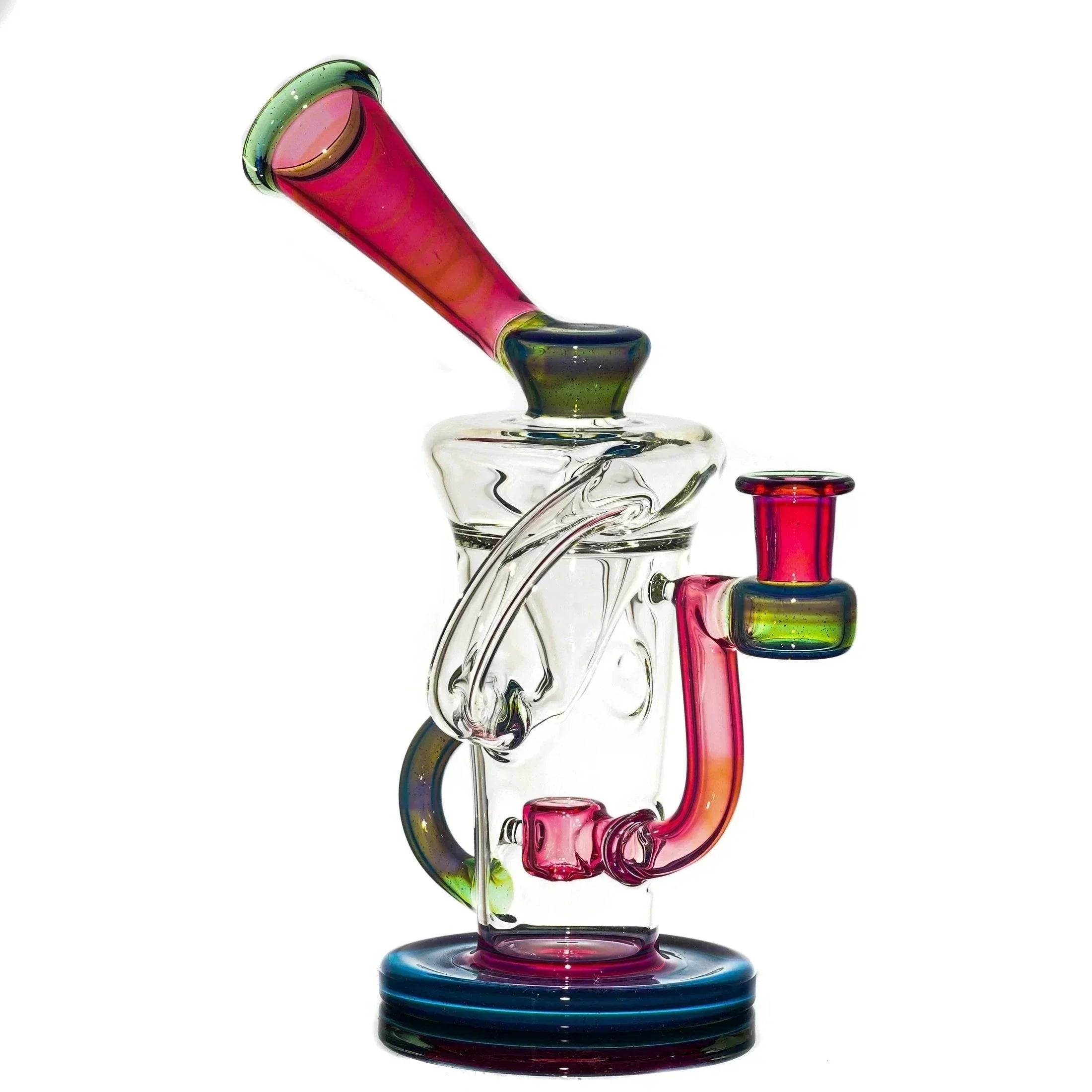 Stevie P - Clear, Karmaline & Blue Slyme Double Uptake Klein Recycler