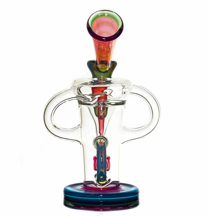 Stevie P - Clear, Karmaline & Blue Slyme Double Uptake Klein Recycler