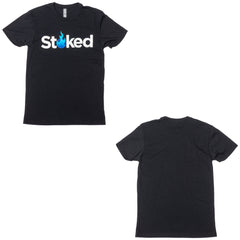 Stoked Provisions - Jet Black T-Shirt
