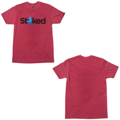 Stoked Provisions - Camiseta roja cardenal