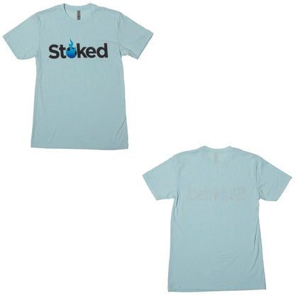 Stoked Provisions - Ice Blue T-Shirt