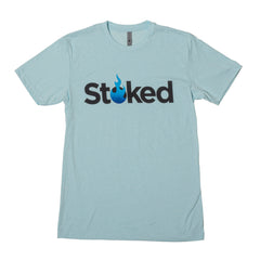 Stoked Provisions - Camiseta azul hielo