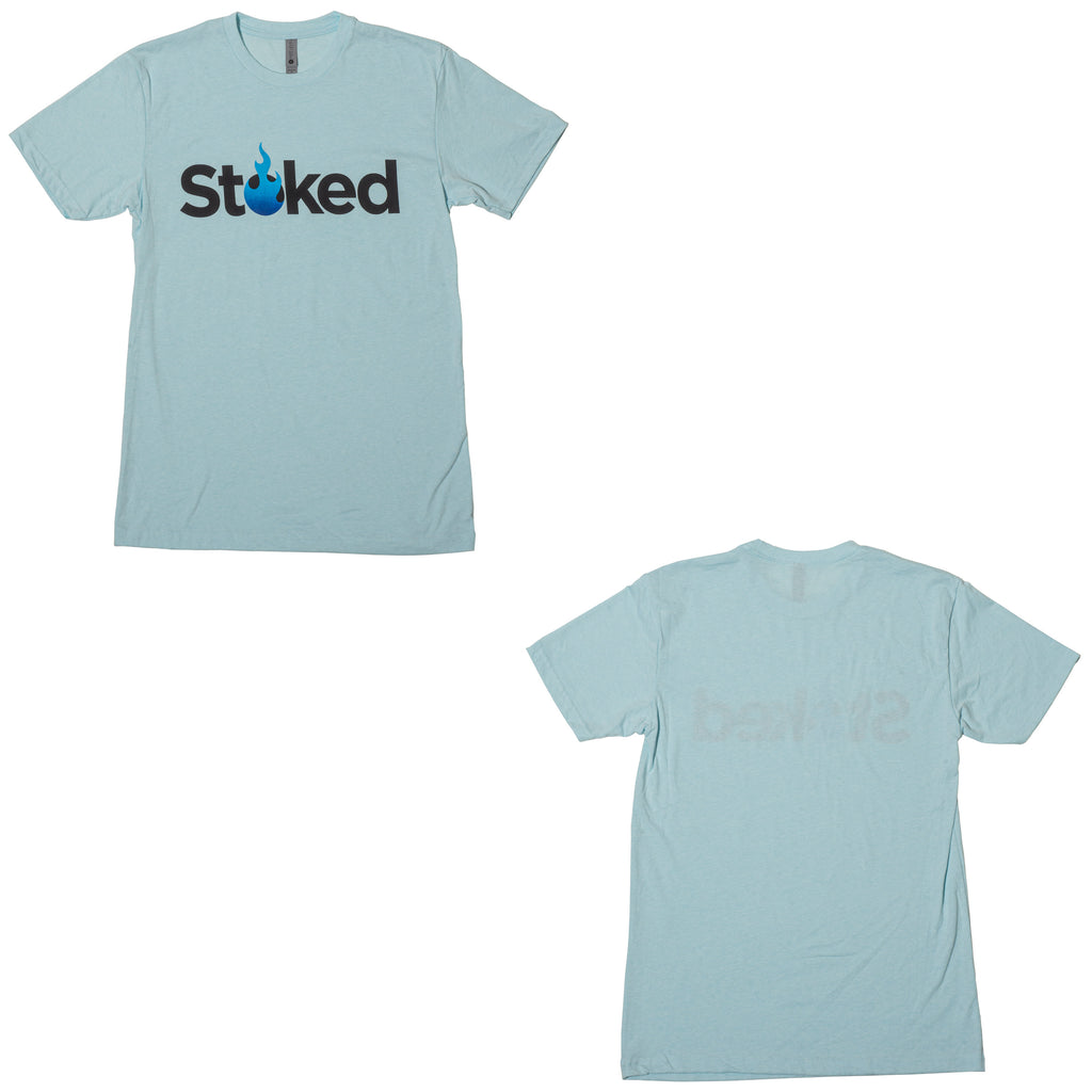 Stoked Provisions - Ice Blue T-Shirt