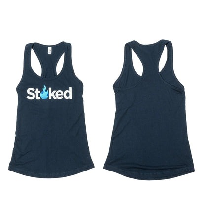 Stoked Provisions - Navy Racerback Tank