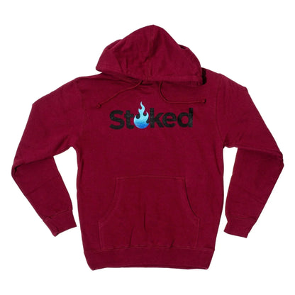 Stoked Provisions - Cardinal Heavy Hoodie