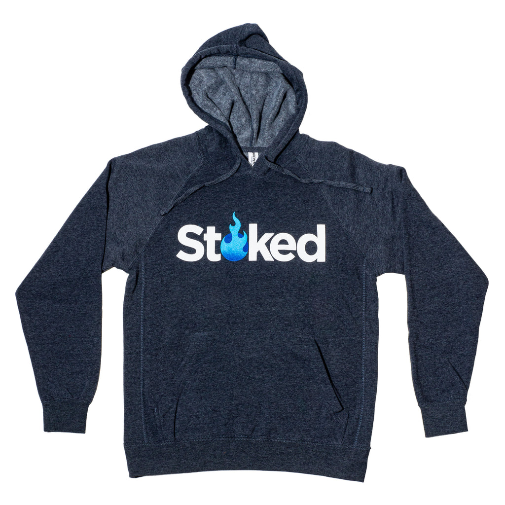 Stoked Provisions - Heather Gray Light Hoodie