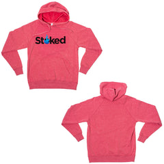 Stoked Provisions - Heather Pink Light Hoodie