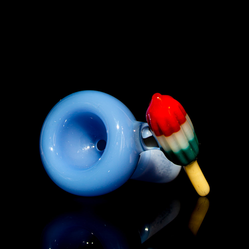 Sugar Mattys - Milky Blue Rocket Pop 14mm Slide